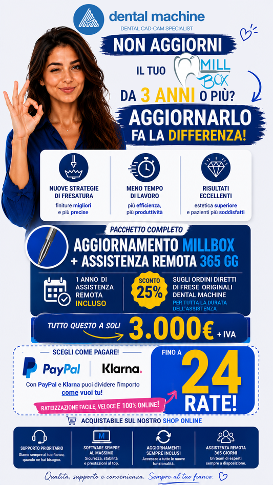 Aggiornamento Millbox da 2023 a 2026 + 1 anno di Assistenza Remota